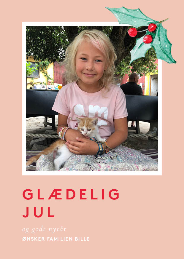 Jul - Familien Bille Julekort